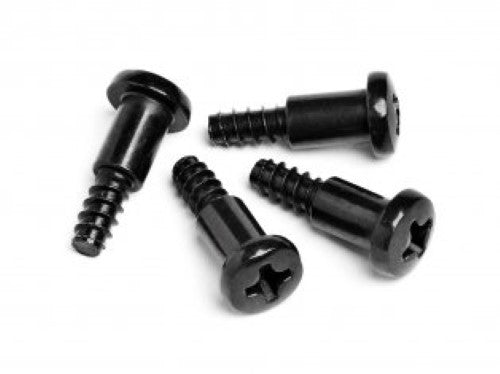 HPI Racing Step Screw M3x12mm (4) for durable fastening in RC vehicles, ensuring reliable performance and easy installation.
