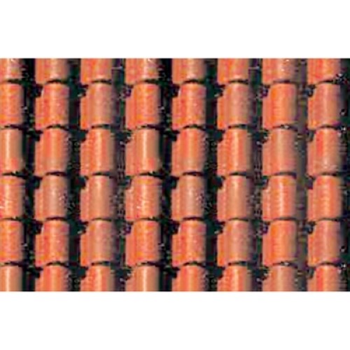 Spanish tile sheets for N-scale model scenery, featuring detailed Mediterranean patterns, ideal for realistic dioramas.