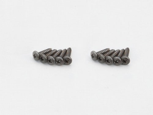 Kyosho TP Bind BH Screws (M2.6x12) pack of 10, designed for secure binding in RC models, durable and lightweight.