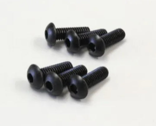 Pack of 10 M2x5 button hex screws for durable RC vehicle assembly, designed for a secure and reliable fit.