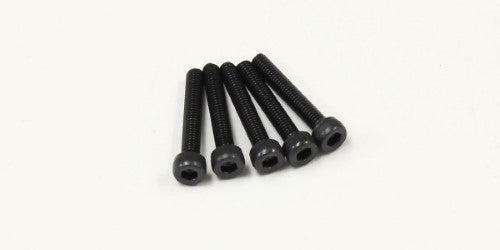 Kyosho M2.6x16 cap screws, pack of 5, designed for durable assembly in RC car projects and upgrades.