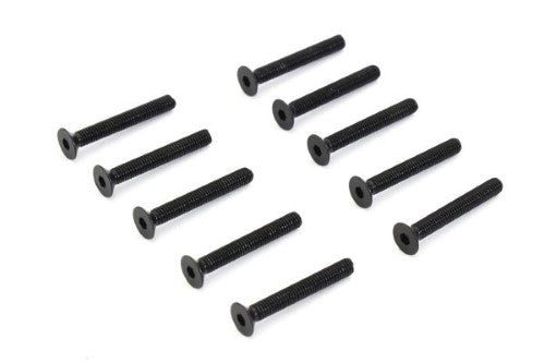 Kyosho Hex FH Screw set, M3x22, 10 durable screws for RC models, ensuring secure fit and reliable performance.