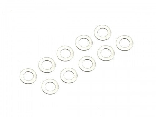 Kyosho M5x8x0.5 washers (10 pack) for reliable support in RC vehicles, enhancing performance and durability.