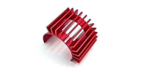 Kyosho FZ02 Motor Heatsink designed to enhance cooling and performance for RC vehicles during intense racing.