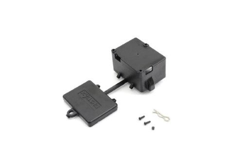 Kyosho MP10e Receiver Box Set, durable and lightweight, enhances RC performance and protects against dirt and moisture.