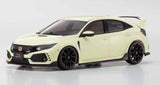 Kyosho MA03F Civic Type R body in sleek white, perfect for enhancing RC model aesthetics and performance.
