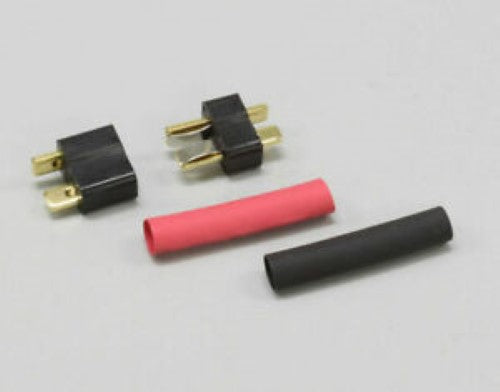 Kyosho 2P Super Plug pair with 24K gold plating for optimized RC vehicle connectivity and performance.
