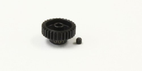 Kyosho 30T steel pinion gear for RC cars, optimized for speed and efficiency, enhances performance and durability.