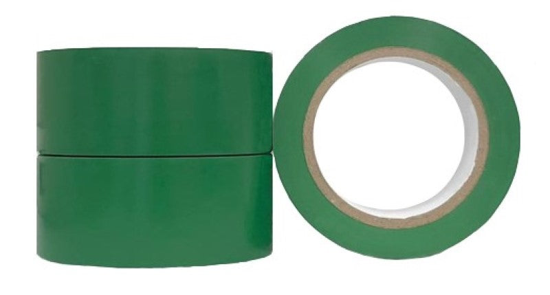 PVC Floor Marking Tape - Green, 48mm x 33m x 150mu (36 Rolls)