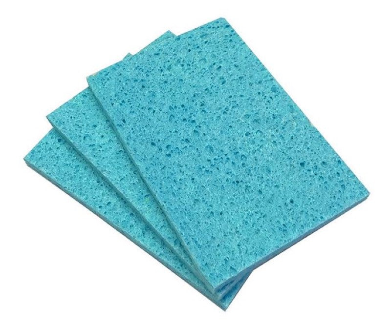 All Purpose Cellulose Sponge - Blue, 100mm x 150mm x 10mm, 3 Pieces (Box of 120)