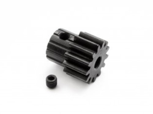 Maverick 13T Pinion Gear (32DP) for RC vehicles, enhances speed, durability, and performance with a precise fit.