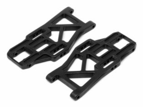 Maverick RR Lower Suspension Arm set for RC cars, enhancing stability and shock absorption for smooth handling.