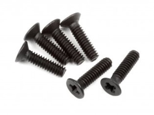 Maverick flat head screw M2x8mm, 6-pack for securing RC vehicles with durability and precision engineering.