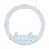 A Touch of Pampas Round Photo Booth Frame 68cm x 68cm