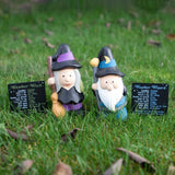 Pack of 12 Weather Forecasting Witch and Wizard in Display