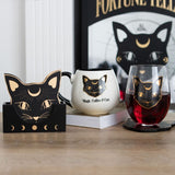 Magic, Coffee & Cats Ceramic Rounded Mug