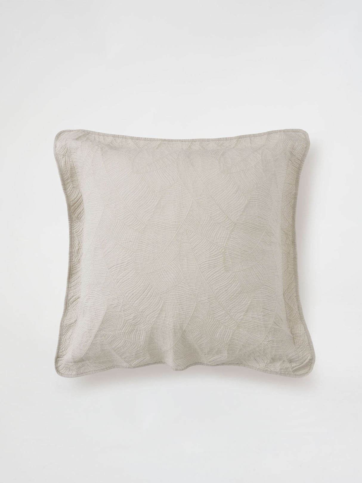 European Pillowcase  - Oatmeal Manon European Pillowcase By Savona