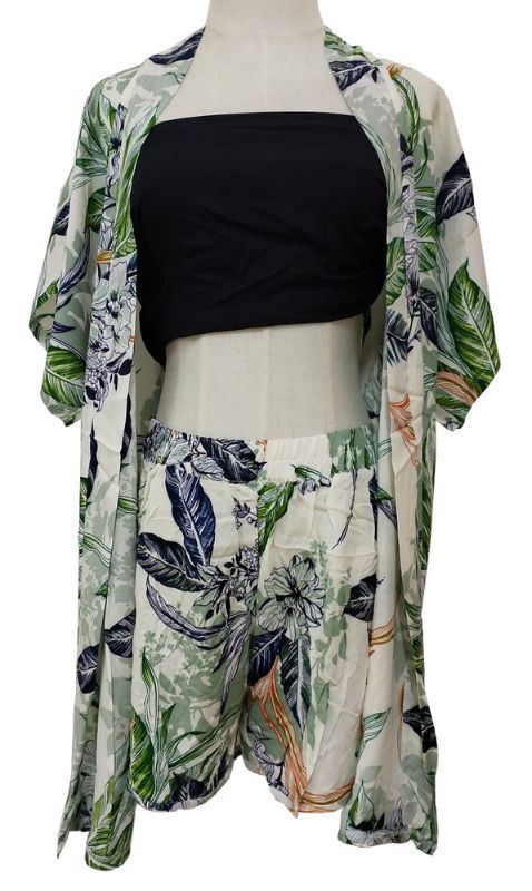 Shorts Set - Flower & Leaves