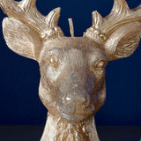 Candle - Merry & Bright Gold Stag