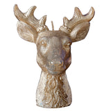 Candle - Merry & Bright Gold Stag