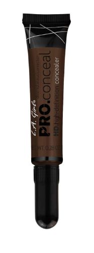 LA Girl Pro Concealer in Truffle, a creamy lightweight formula for flawless coverage of dark circles and skin imperfections.