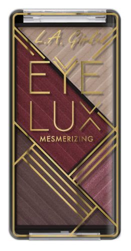 Luxurious LA Girl Eyelux Eyeshadow - Hypnotize with 16 pigmented quads for stunning matte, satin, and metallic eye looks.
