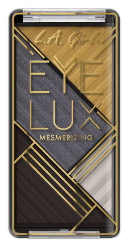LA Girl Eyelux Eyeshadow palette Dramatize featuring 16 vibrant, pigmented shades in matte, satin, and metallic finishes.