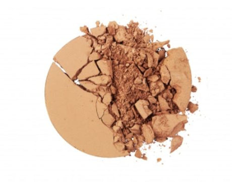 LA Girl Pro Face Powder in Soft Honey, a pressed powder for a matte finish and buildable coverage for medium to tan skin tones.