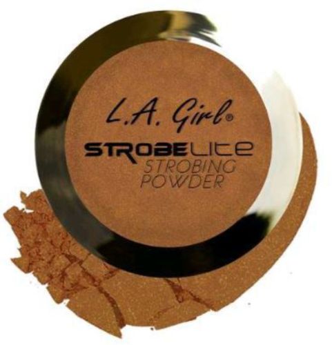 LA Girl Strobe Lite Powder 20 Watt, a silky highlighter for enhancing facial features and adding luminosity.