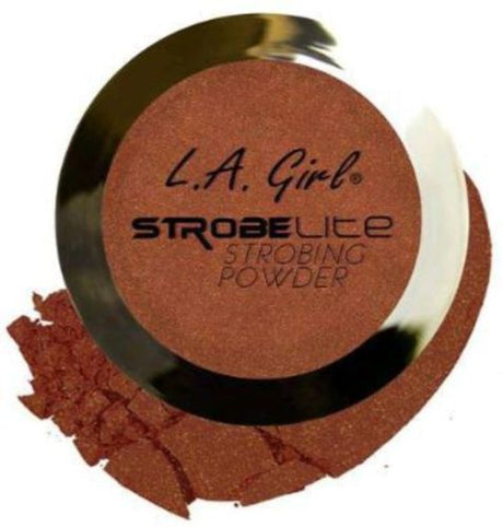 LA Girl Strobe Lite Powder in 10 Watt enhances your glow with its silky texture, perfect for highlighting and radiating beauty.