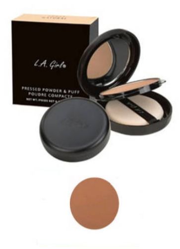 LA Girl Ultimate Pressed Powder in Warm Bronze for a flawless, matte finish and sun-kissed glow, perfect for all skin types.