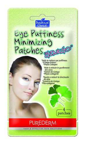 Ginkgo-infused hydrogel eye patches minimize puffiness, dark circles, and enhance skin elasticity for a youthful appearance.