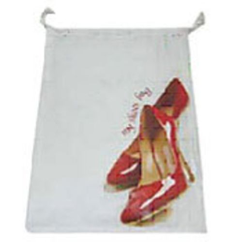 Shoes Bag - White/Red High Heels