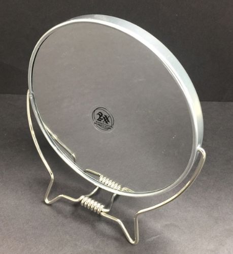 Shaving Mirror Silver 2x