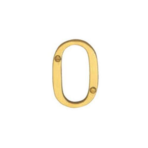 Hardware Victorian Letter O Polished Brass 50mm