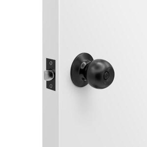 Pro Series Cirque Knob Privacy Set SS Matt Black - Miles Nelson