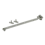 305mm Top Hung Window Fanlight Stay Satin Nickel - Jaeco