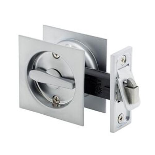 Square Privacy Cavity Slider Turn/Emergency release Satin Pearl - Schlage