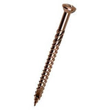 Decking Screw Oval Head SS304 Bronze - Ecko 10g x 65 Tub 1200