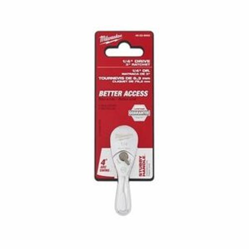 Fixed Head Ratchet 1/4 Inch Drive - Milwaukee 76mm 48229003