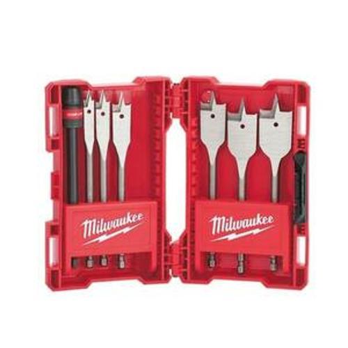Timber Spade Bit Set 7 Piece 48270147 - Milwaukee