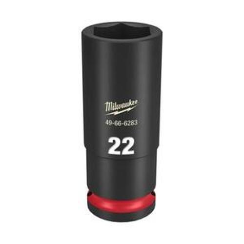 SHOCKWAVE Impact Socket 1/2 Inch Drive - Milwaukee 22mm Deep 6 Point 49666283