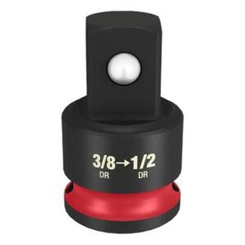 SHOCKWAVE Impact Socket Adapter 3/8 Inch Drive to 1/2 Inch Drive - Milwaukee