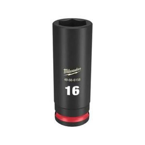SHOCKWAVE Impact Socket 3/8 Inch Drive - Milwaukee 16mm Deep 6 Point