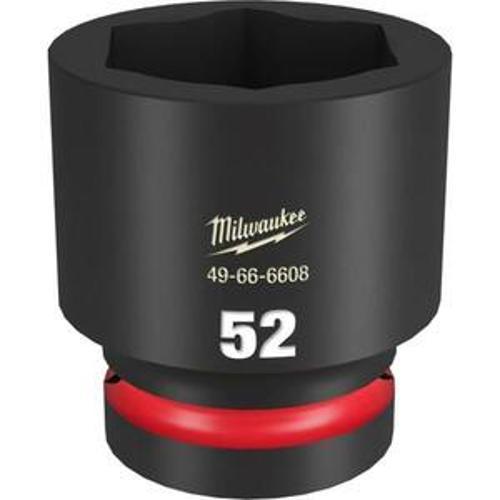 SHOCKWAVE Impact Socket - Milwaukee 1 Inch Drive 52mm Standard 6 Point