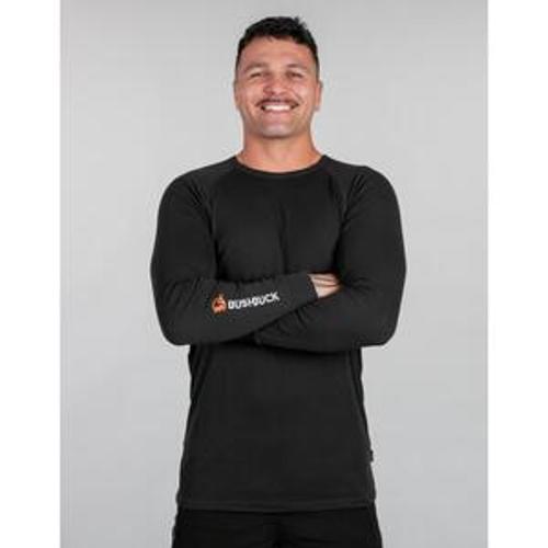 CoreTech Long Sleeve Thermal Top Black - Bushbuck M