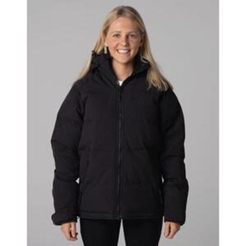 Women's Polar X Canvas Puffer Jacket Black 8 - Bushbuck