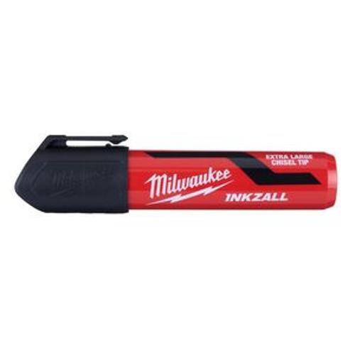 INKZALL Black Marker Extra Large Chisel Tip - Milwaukee