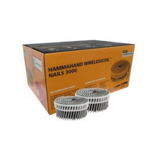 HammaHand Round Head Coil Nail 2.8 x 50mm T304 Stainless Steel 1000 pack