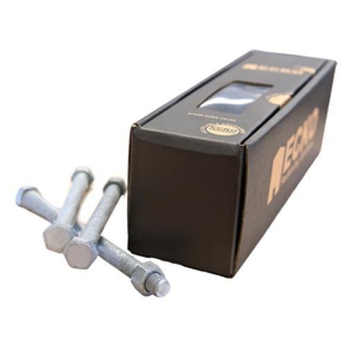 Hex Bolt & Nut HD Galvanised Long Threaded M16 - Ecko 240mm